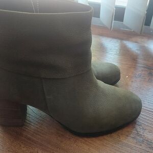 Cole Haan Olive Ankle Booties